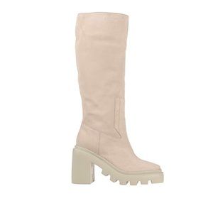 Vic Matie soft leather light grey/off white boots size 37.5 / 7